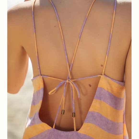 Anthropologie Striped Halter Maxi Dress - Picture 3 of 6